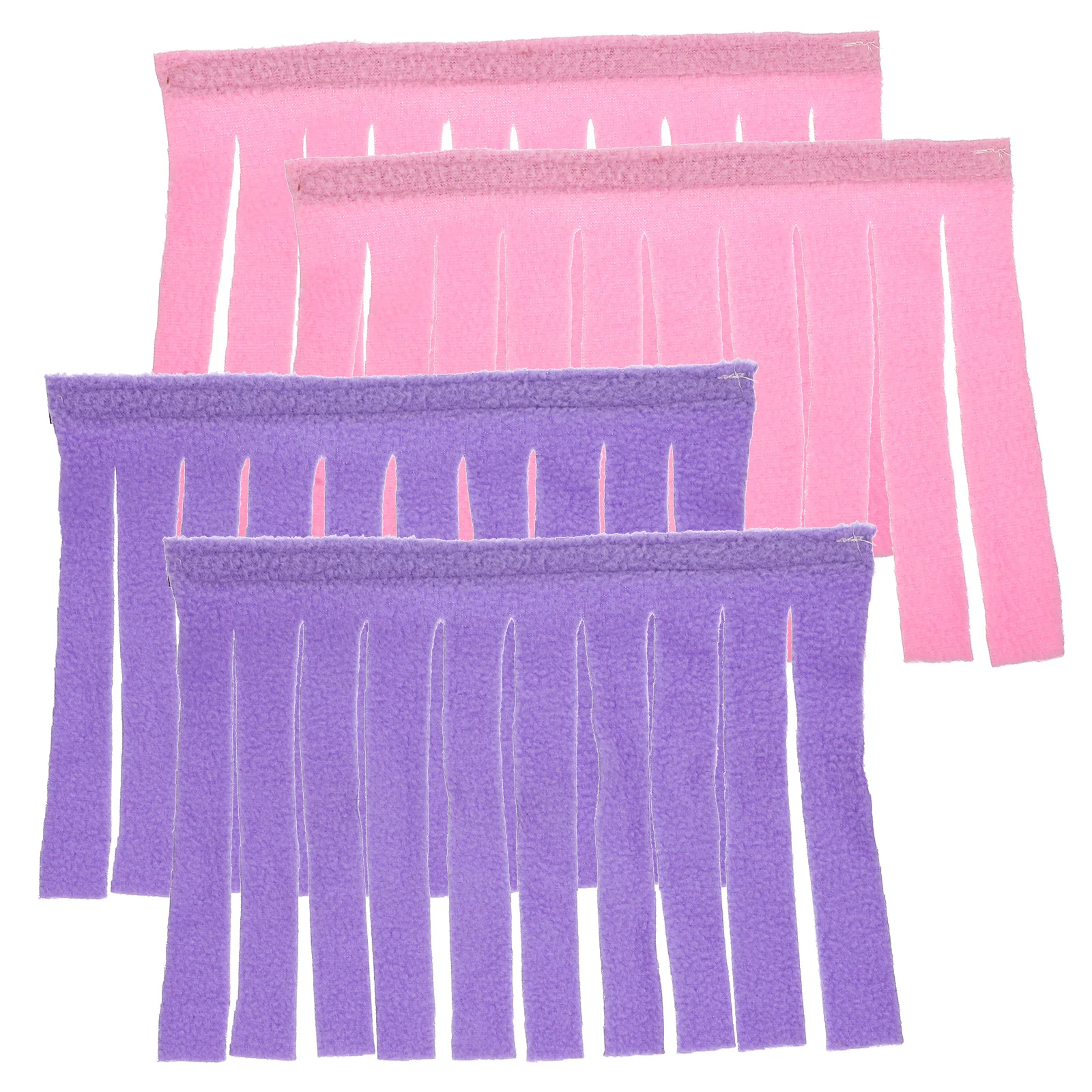 4Pcs Guinea Pig Hideout Door Curtain Hanging Hammock Tassel Curtain Small Pet Hideout Cage Accessory Pet Supply