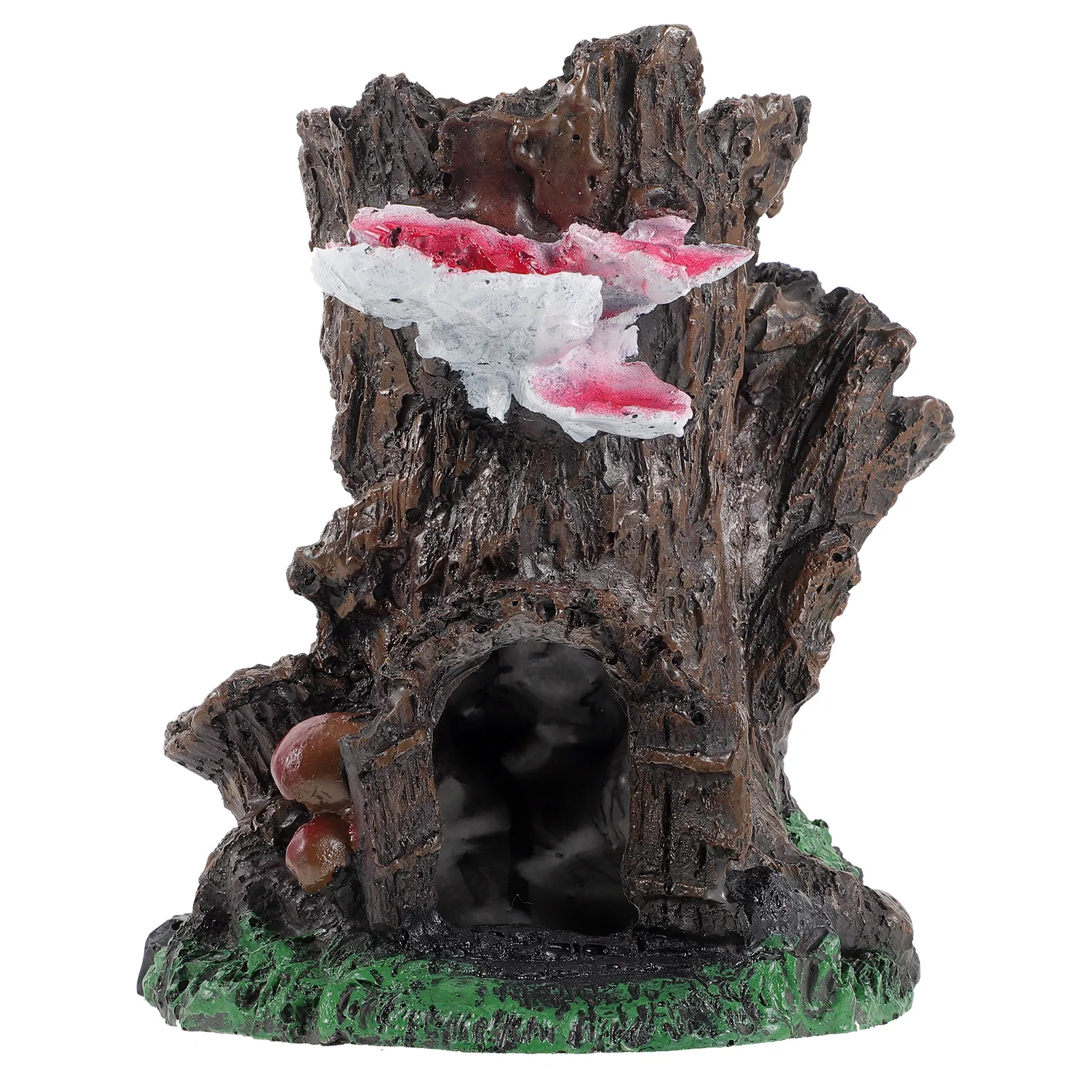 

Artificial Aquarium Tree Stump Resin Fish Tank Decoration Landscape Hideout Natural Style Wear-Resistant Decorative Aquarium