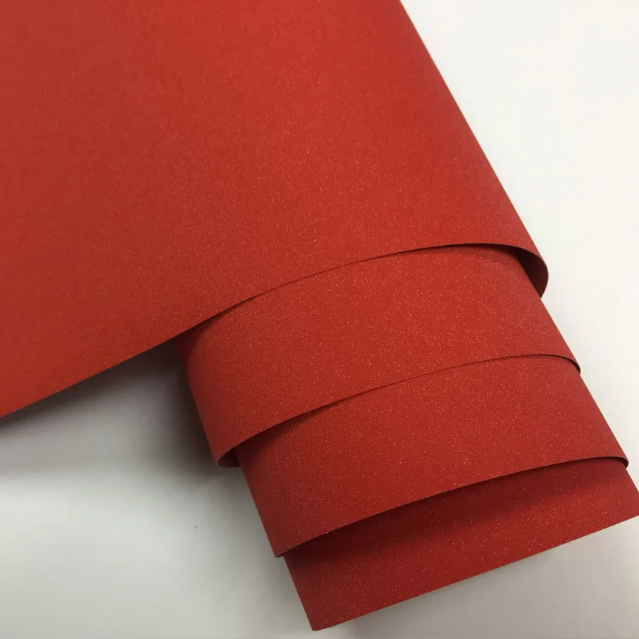 تصفيف السيارة الأحمر بريق الماس الفينيل الأفلام التفاف مات الرملي الماس بريق ملصق مات الأحمر بريق الفينيل فيلم #6