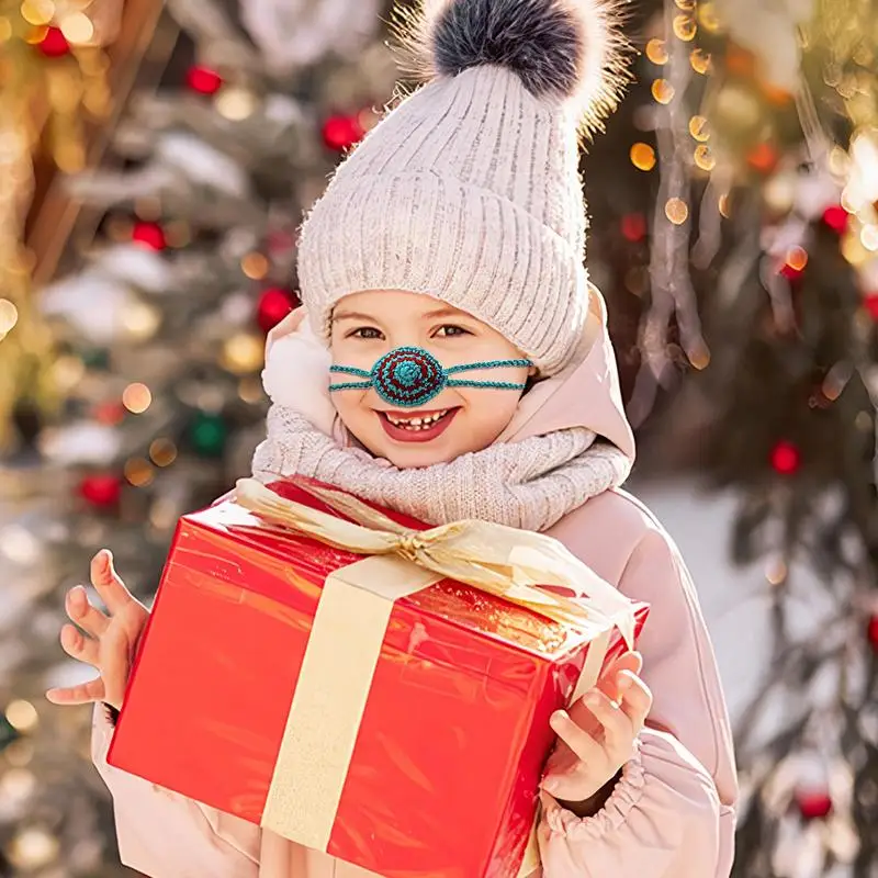 Scalda naso da donna Copri naso carino per Natale Donna Comfort Protezione per il naso Scalda naso per dormire Copri naso accogliente per donna Uomo