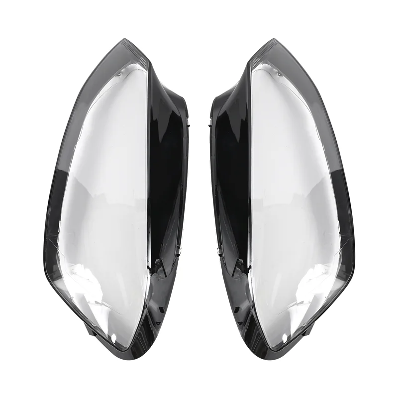

AU34-2Pcs Car Clear Headlight Lens Cover Replacement Headlight Cover For Golf 7 Mk7 2014 2015 2016 2017