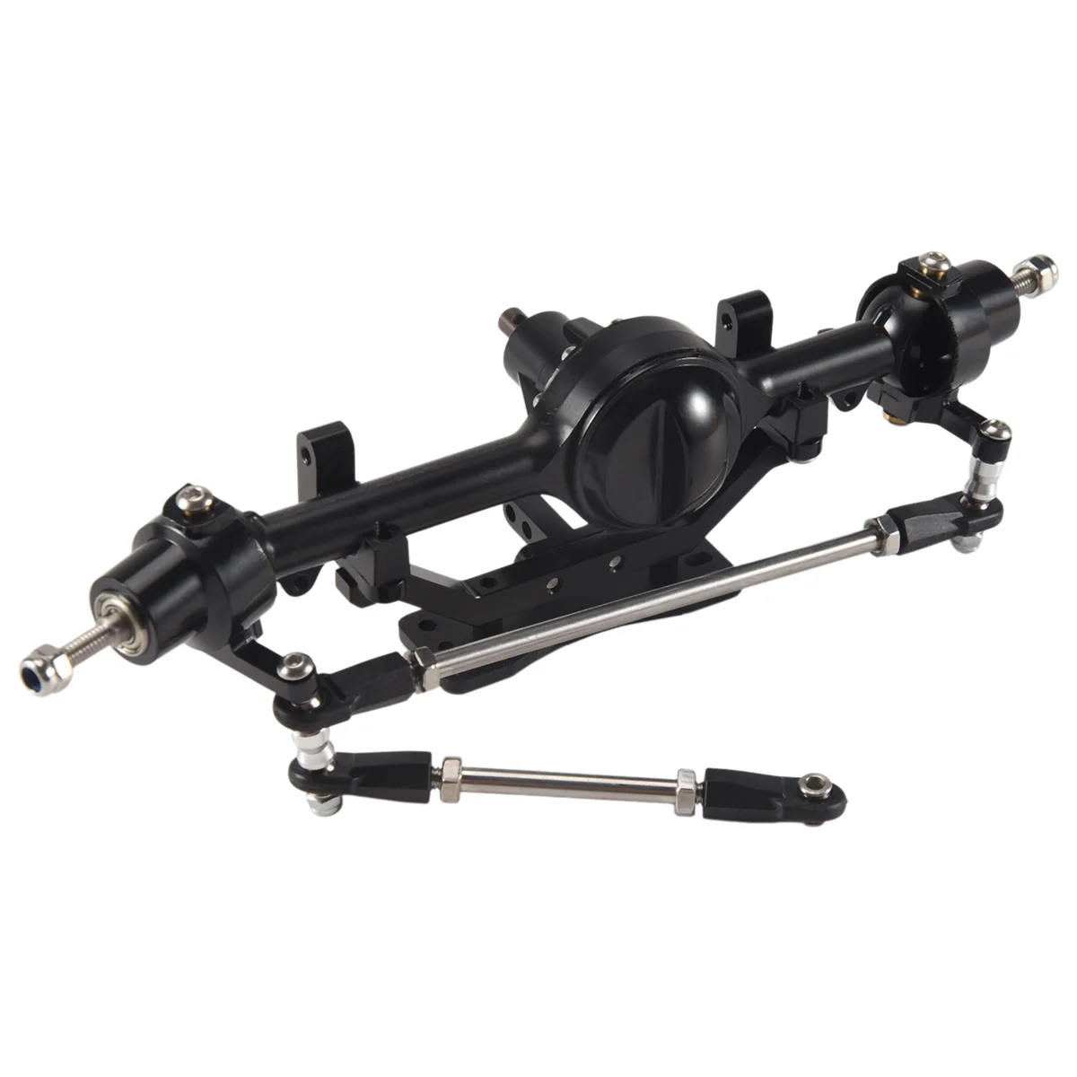 SLQZT CNC Aluminum Alloy D90 Front Rear Axle for 1/10 RC Crawler D90 D110 Gelande II Yota II Axle Upgrade Parts,1