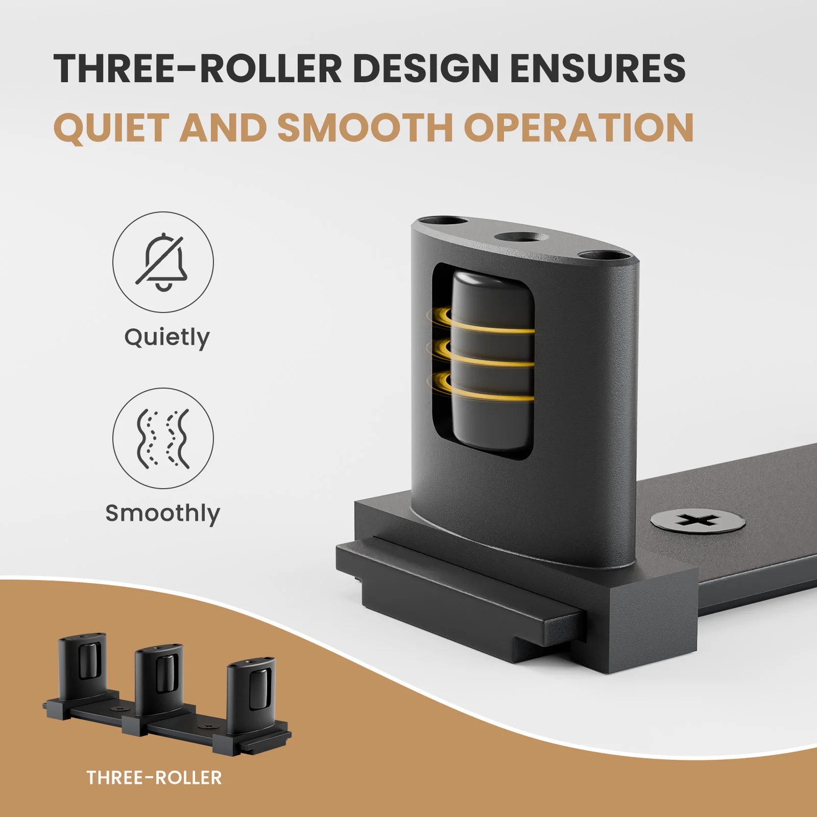

1 упаковка, регулируемая дверная роликовая направляющая для пола, фурнитура для двери сарая
