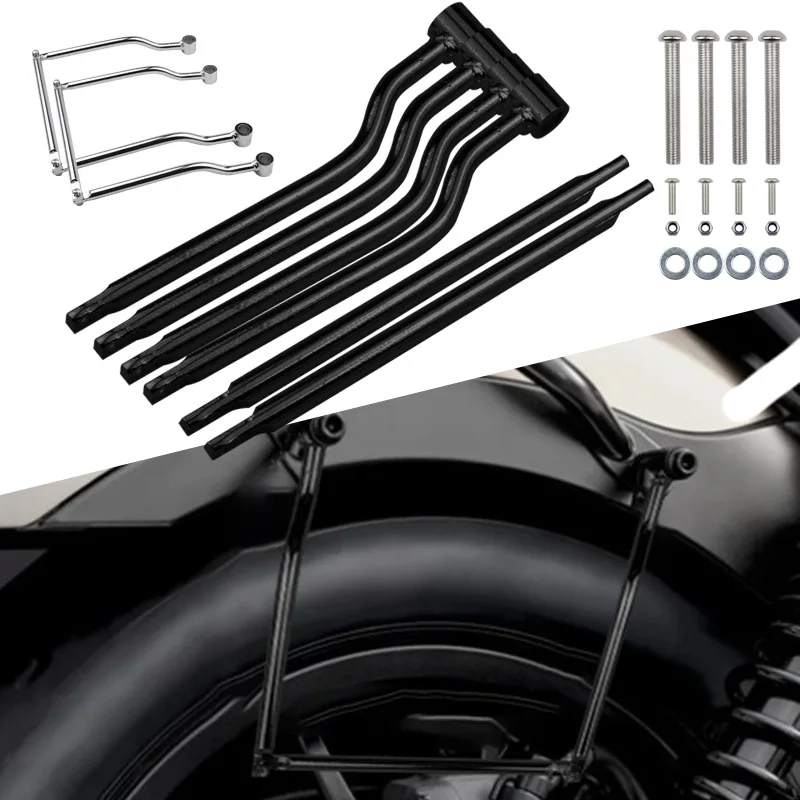 Universal Motorcycle Saddlebag Mounts For BENDA VOGE Haojue Harley HYOSUNG LONGJIA GAOKIN QJMOTOR CFMOTO LIFAN Side Bag Holder