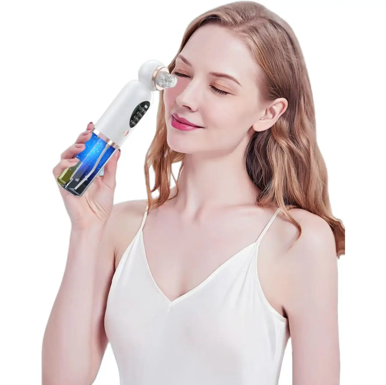 Multi-Functional Rechargeable Blackhead Vacuum Kit-Facial Pore Cleaner Electric Acne Extractor Tool Blackhead Remover Vacuum