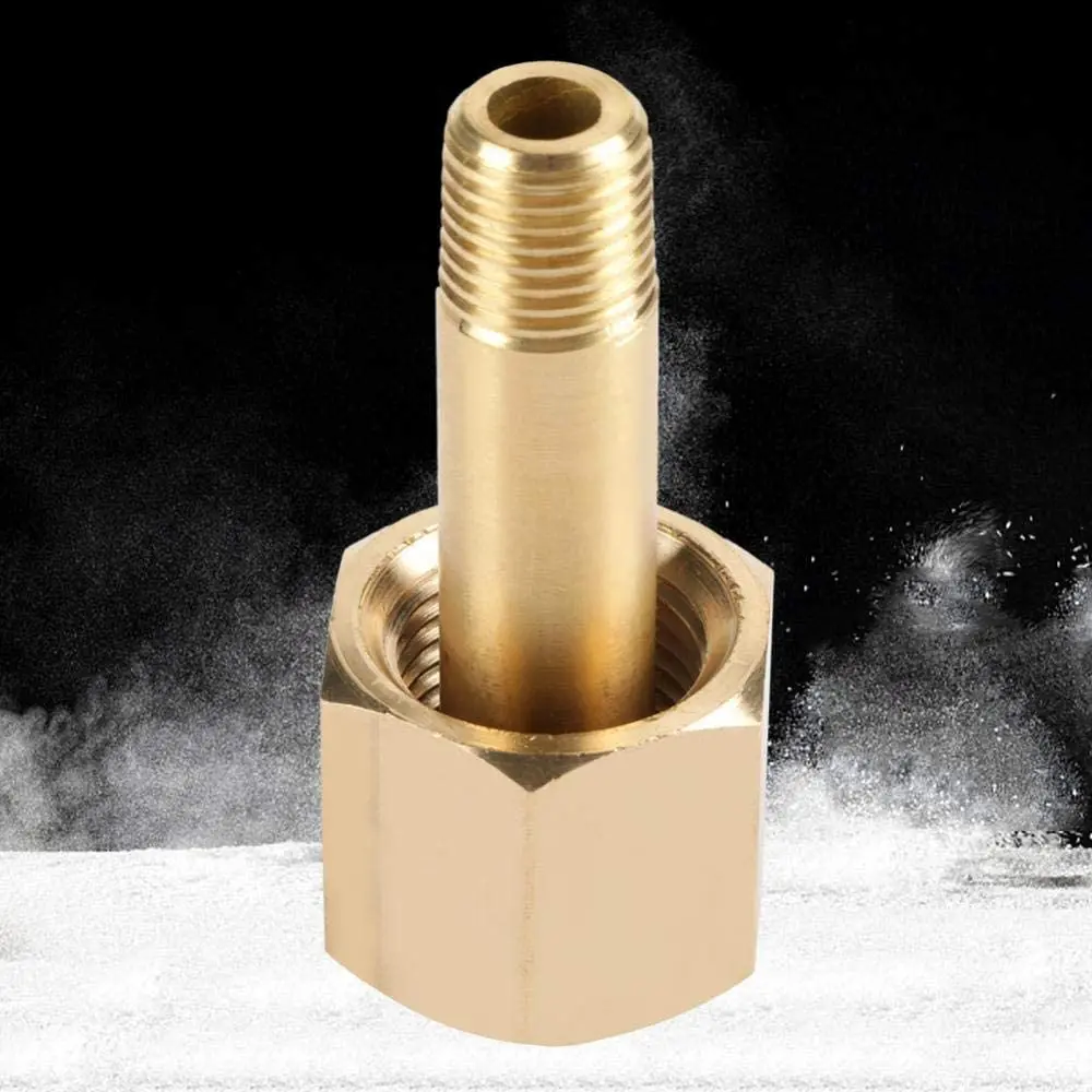 CGA-320 Regulator Nipple Nut Brass with Washer Carbon Dioxide Regulator Inlet Bottom Fittings Repair Part Mig Welder Accessories