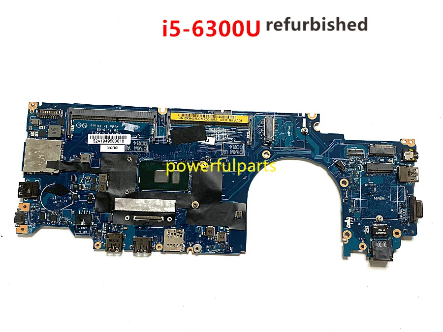 

Refurbished for dell Latitude 5480 laptop motherboard i5-6300 cpu in-built 0RH40R CN-0RH40R CDM70 LA-E081P mainboard working ok