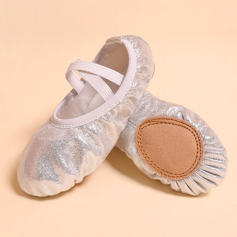 Dance Shoes with Soft Soles Specifically Designed for Womens and Childrens Dance Practice Non Tied Cat Paw Shaped Ballet Shoes