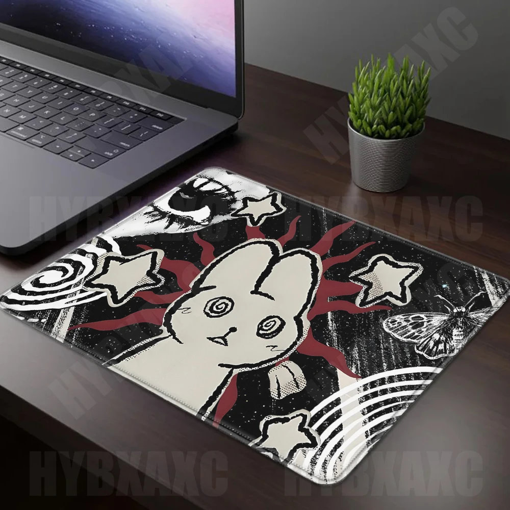 45x40 Dark Punk Anime Mousepad - Desk Setup Tech 评论和价格