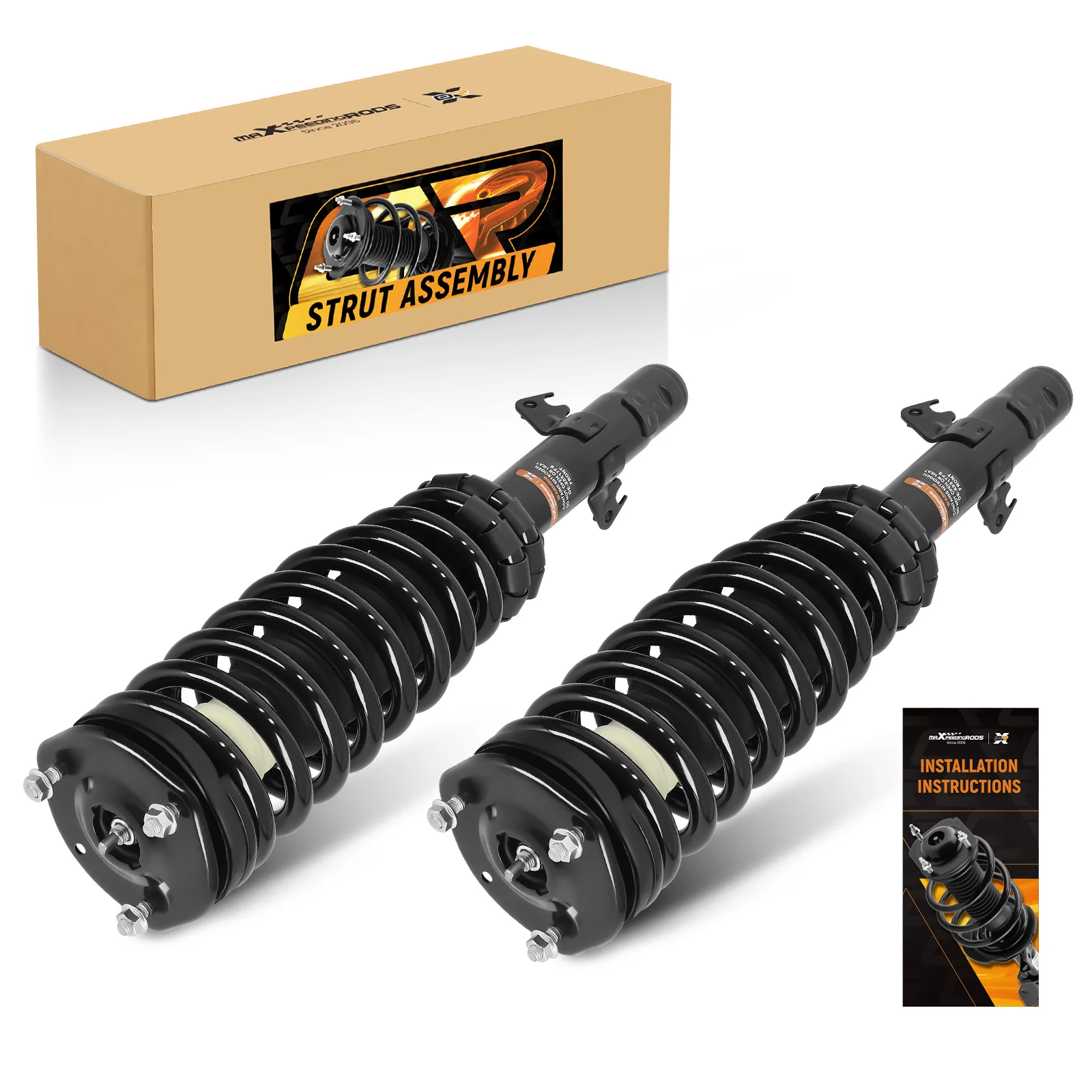

Pair Front Complete Shock Struts Assembly For 2003-2008 Mazda 6 172195 2.3L