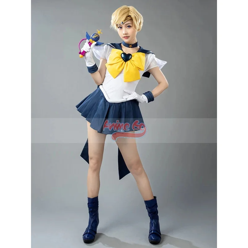 

Anime Sailor Super S Sailor Uranus Haruka Tenoh Amara Cosplay Costume Women Dress mp 001405