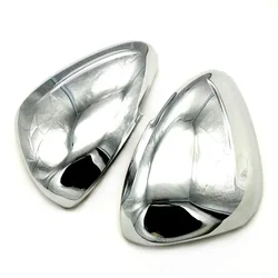 SKTOO2PCS/Set Car Stying For Peugeot 301 308 408 508 2008 3008 308S Door Side Wing Mirror Chrome Cover Rear View Cap Accessories