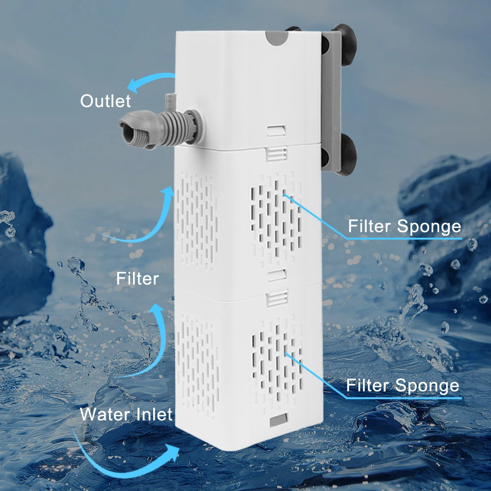 어항 수중 공기 펌프, 수중 공기 펌프, 웨이브 메이커, 워터 펌프, 조용한 수족관 필터 펌프, 내부 공기 산소 통풍기, 220V