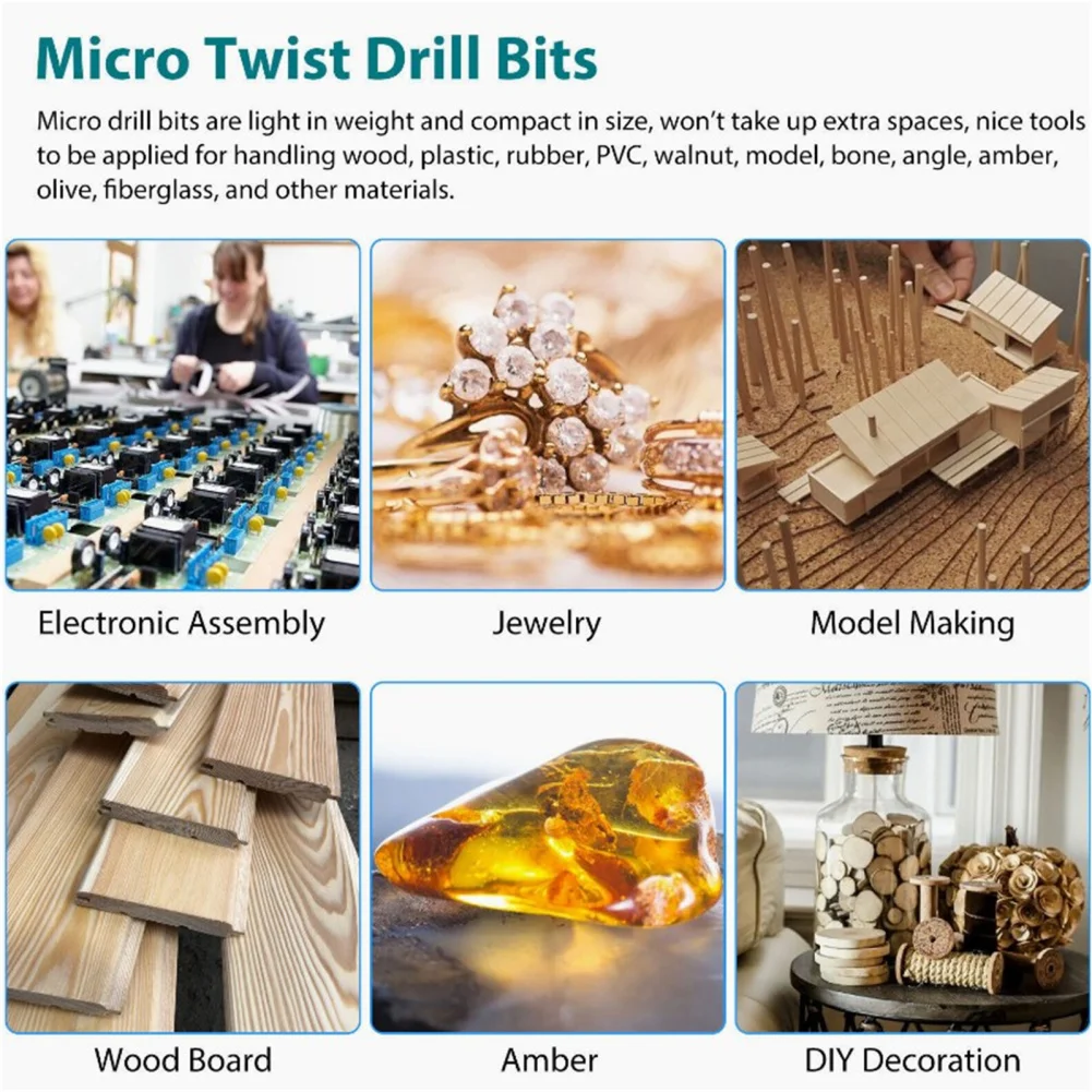 31 Stuks Handboren Set Pin Bankschroef Handboor Mini Boor Set Voor Hars Hout Plastic Sieraden Diy Tools