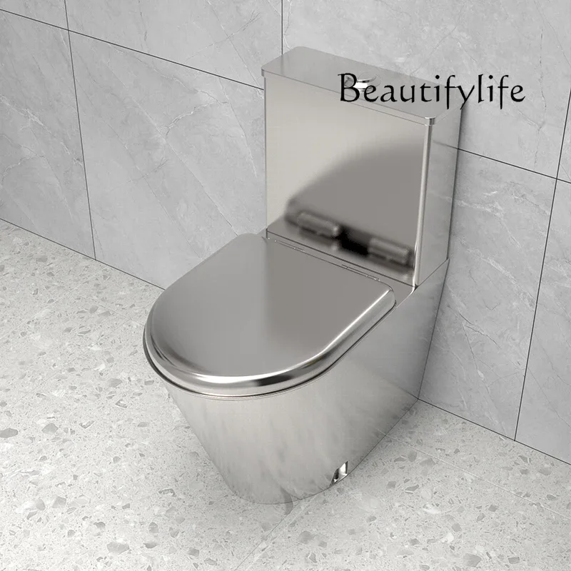 JB 304 الفولاذ المقاوم للصدأ السجن المرحاض دافق المرحاض فندق KTV المرحاض العام #3