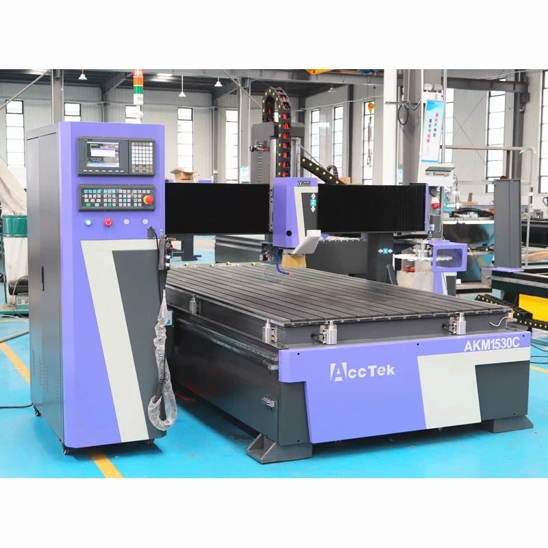 Máquina de grabado 3d para carpintería, enrutador ATC Cnc con controlador LNC, 1325, 1530