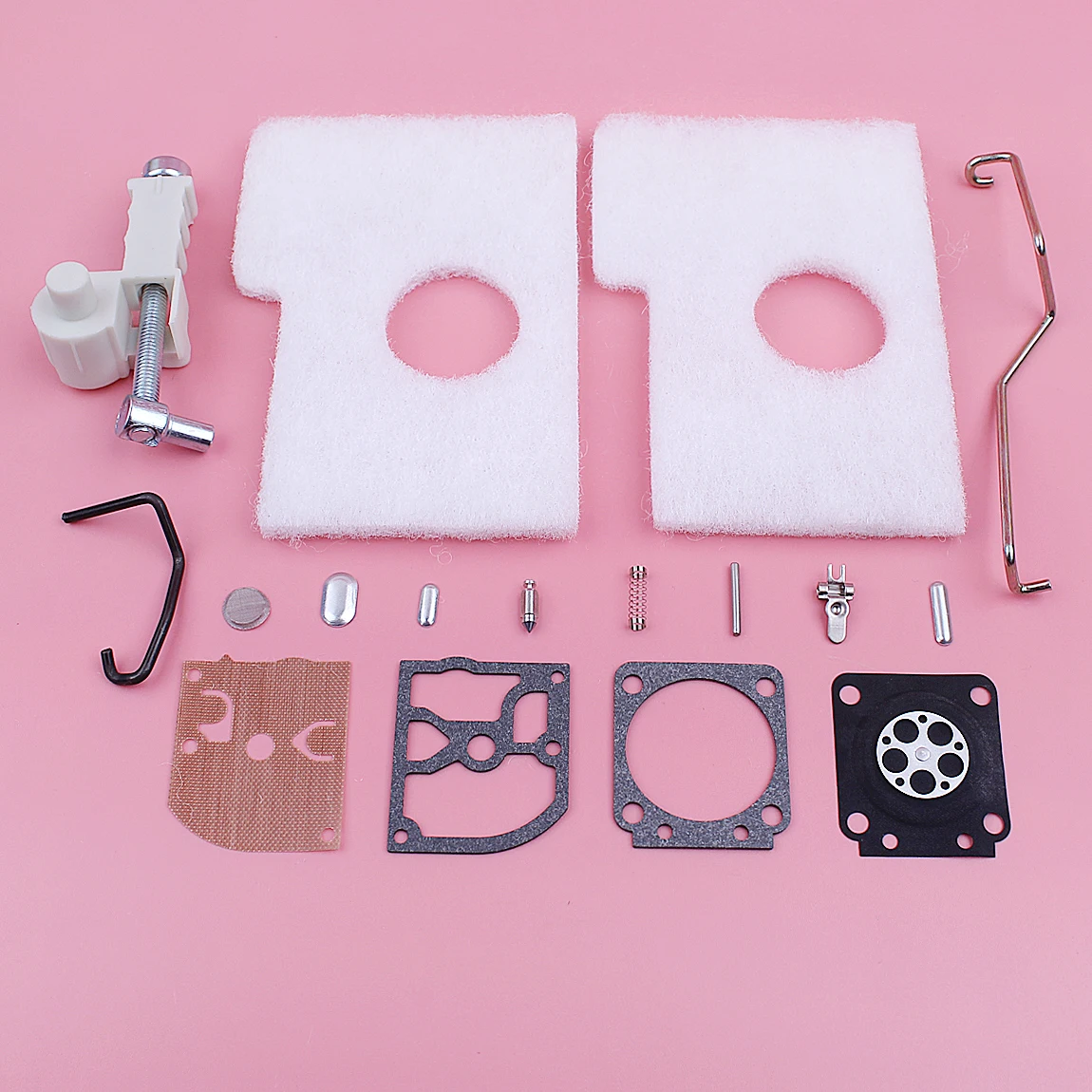Carburetor Repair Rebuild Adjusting Screw Kit For Stihl MS180 018 MS170 017 Chainsaw Spare Tool Part Air Filter Throttle Lever