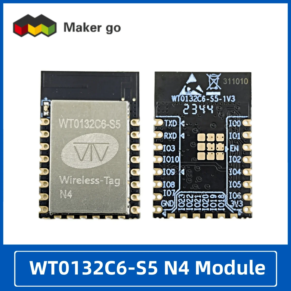 ESP32-C6 MINI Module Compatible with ESP12F WT0132C6-S5 WIFI6 Embedded Wireless Network Packaging Original packaging