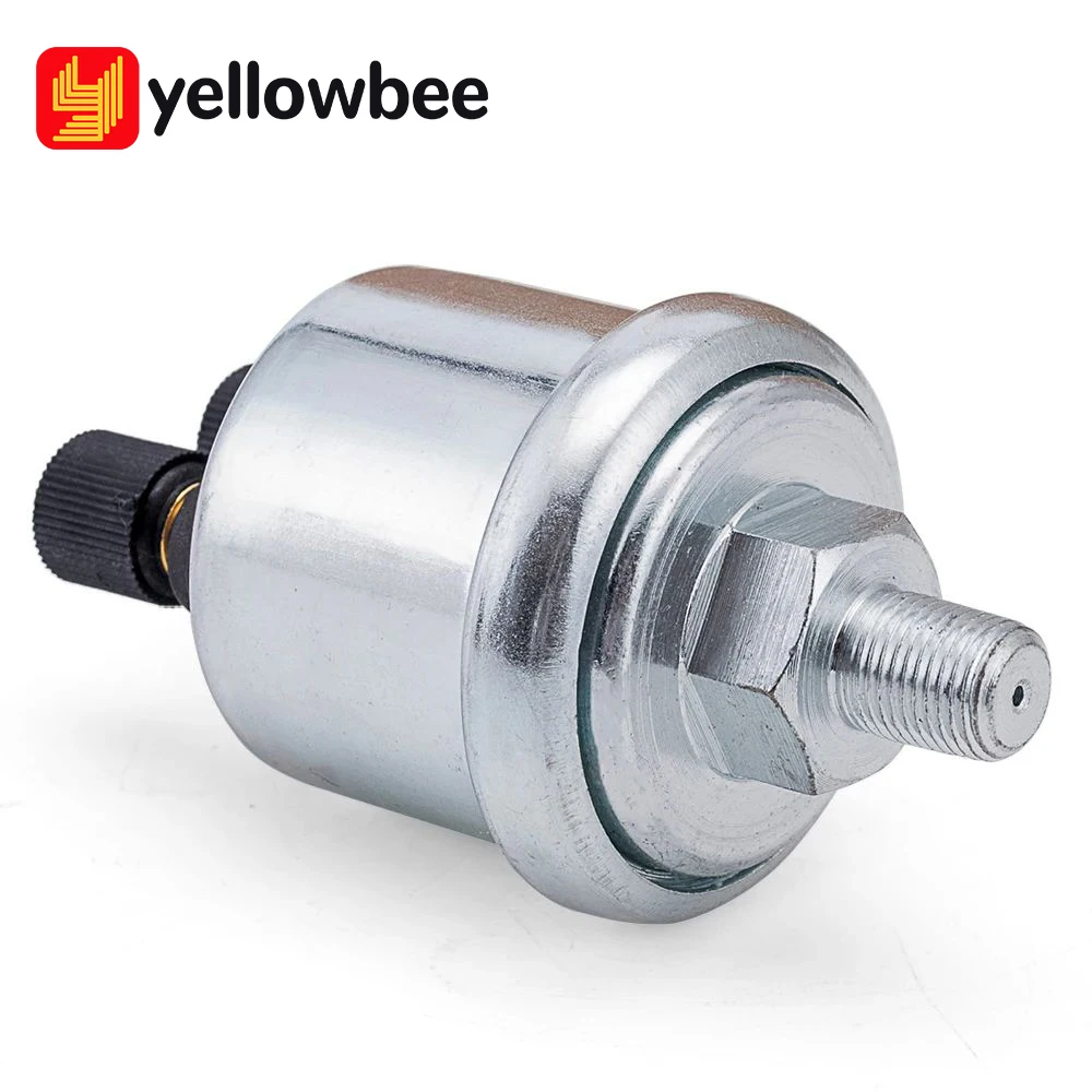 0 to 10 Bars 1/8NPT VDO Oil Pressure Sensor Diesel Generator Parts 10mm Stainless Crew plug Alarm matching oil pressure gauge