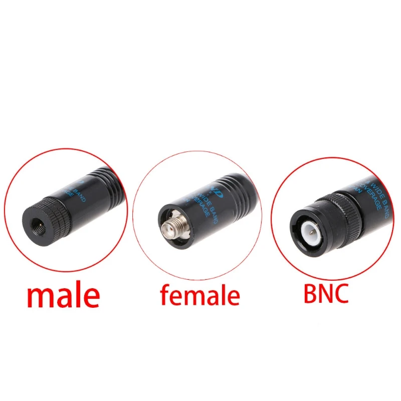 38 ซม./14.96in ความยาว RH-771 Dual Band VHF/UHF BNC Walkie Talkie เสาอากาศวิทยุมือถือสำหรับ Baofeng UV-5R