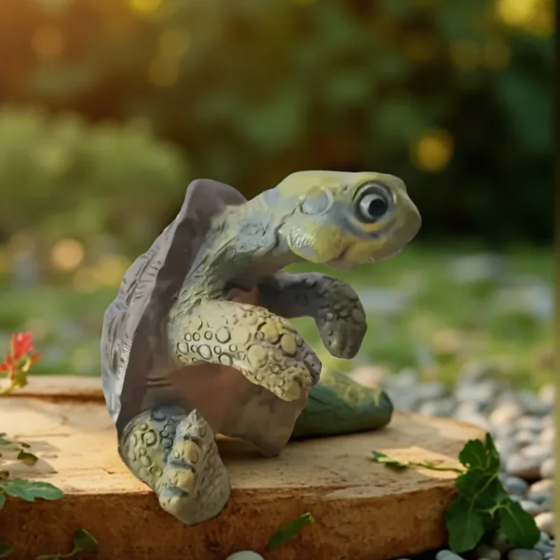 Cartoon Turtle Hanging Ornaments Handmade Simulated Pot Decor Small Turtle Home Decor