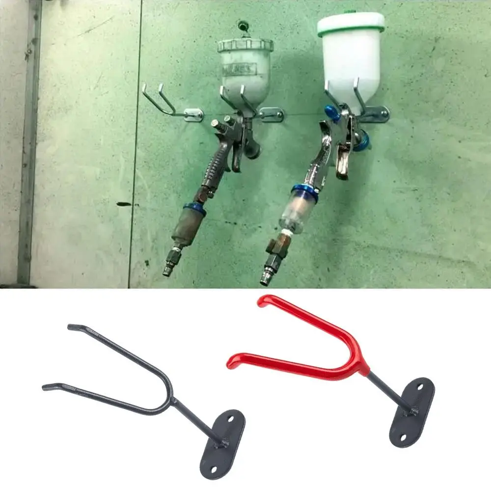 1/2Pcs Spray Gun Holder Wall Mount Paint Sprayer Hanger Bracket for Airbrush Pneumatic Tool Garage Storage Organizer
