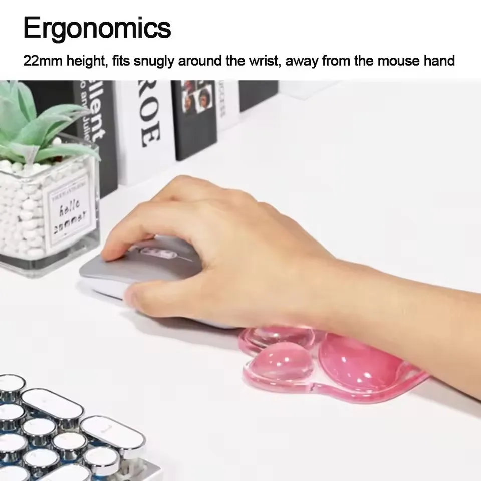 وسادة ماوس ألعاب لطيفة شفافة ب - مراجعة Wrist Rest Gel وسعره