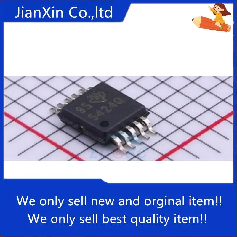 10pcs 100% orginal new  TPS54240QDGQRQ1 Silkscreen 5424Q Buck Converter MSOP-10