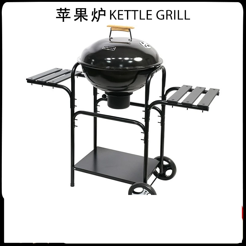 Cross-border 22-inch Removable Barbecue Apple Grill Large Round Grill American Stew Grill Barbecue Truck