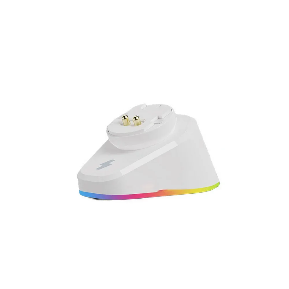 Base de carregamento para mouse sem fio Logitech compatível com GPW4 GPW3 GPW2 GProX G502 G903 Base magnética para carregamento eficiente
