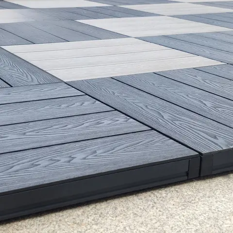(3 artiklar) Miljövänligt WPC-golv för utomhusbruk, altan, UV-resistent 3D-träplastkomposit, balkong, trädgård, poolgolv 10 best sales kompositdäck utomhus - №5