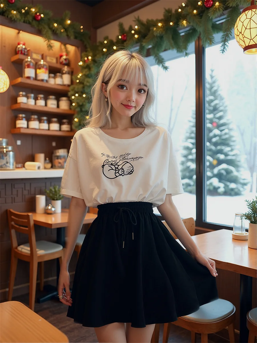 

Свободные шорты с высокой талией на шнурке, женская элегантная женская одежда, зимняя фланелевая ночная рубашка с высокой талией, вечерняя теплая термобелье