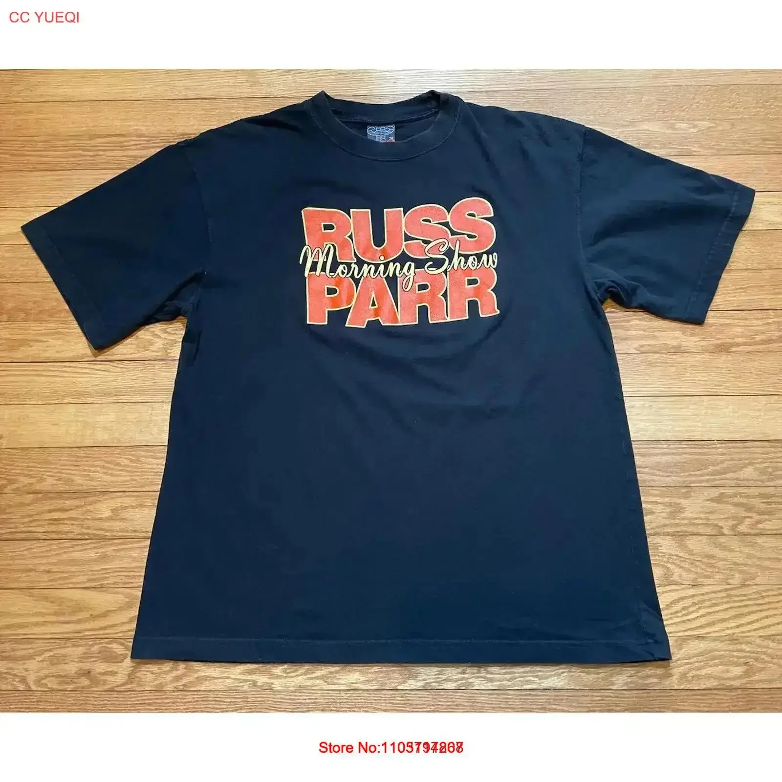 Vtg Y2K Russ Parr Morning Show Pelle Tour T Shirt Size XL Rare vintage Washed Top For Everyday Wear graphic designer clothes