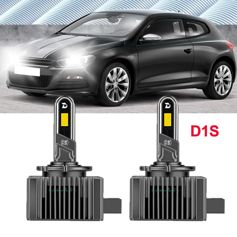 Canbus No Error Neuer LED-Scheinwerfer D1S D1R 20000LM 200W Hochleistungslampen mit Lüfter CSP-Chip Autolichter