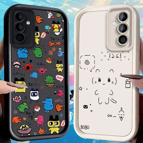 T-Tamagotchi Custodia per Samsung Galaxy A53 A50 A50S A36 5G A35 A34 A33 A32 A30 A26 A24 A23 A22 A20 A16 A15 A14 A13 A12 4G Cover