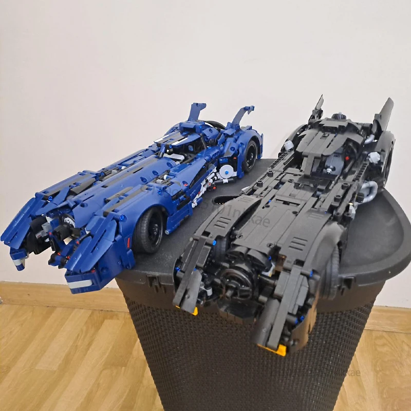 NEW Batmobile Building Blocks Model DIY Technical Super Car Racing Vehicle MOC Assemble Bricks Children Toys boy Gifts 42154 view 3