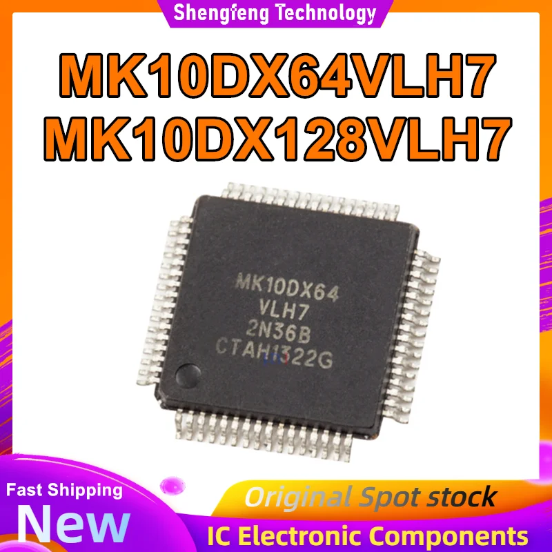 

MK10DX64VLH7 MK10DX128VLH7 LQFP64 32-битный микроконтроллер. Новинка в наличии.
