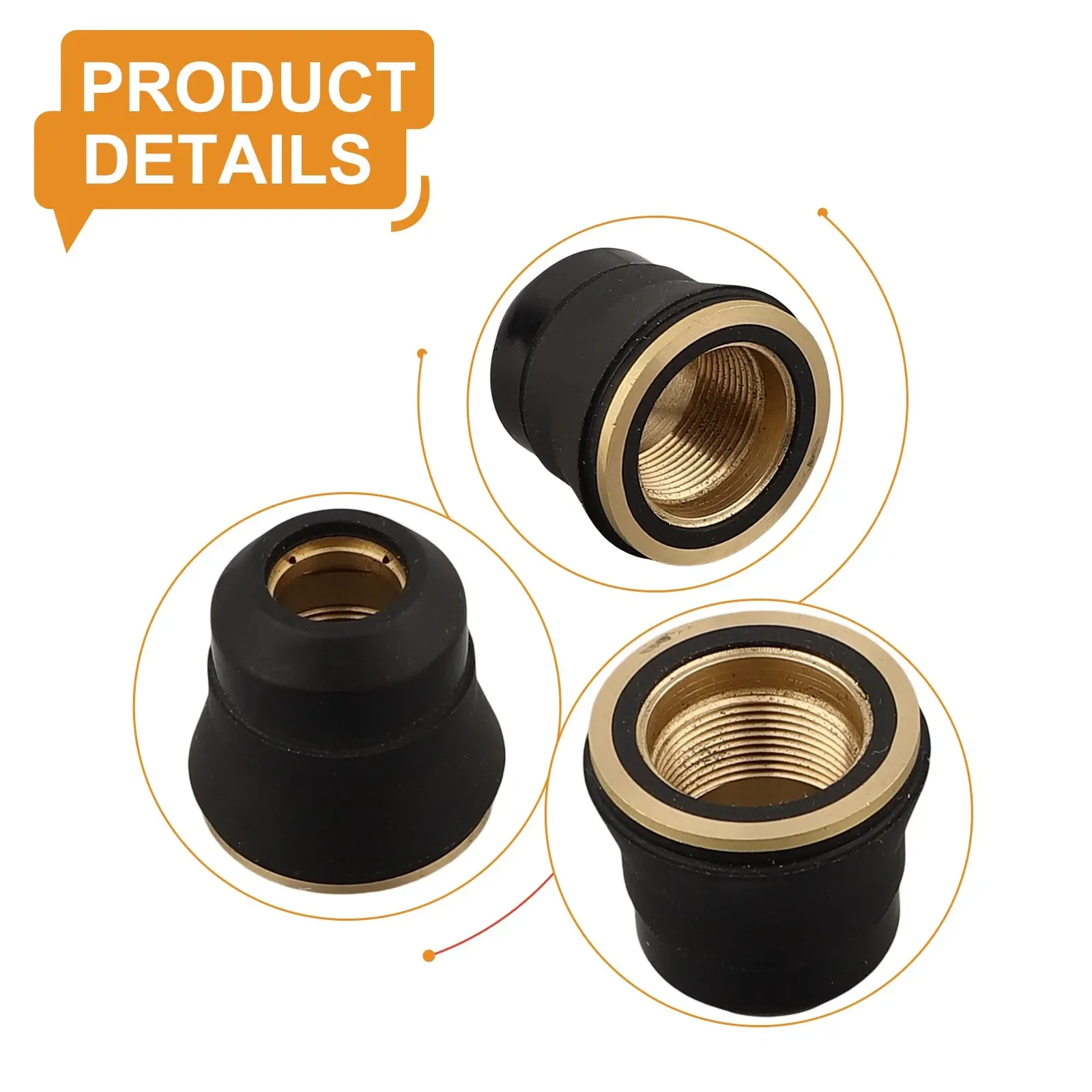 

Совместимые детали плазменной резки S25 и S45, полный комплект аксессуаров из 13, включая электрод PR0110 и диффузор PE0106.