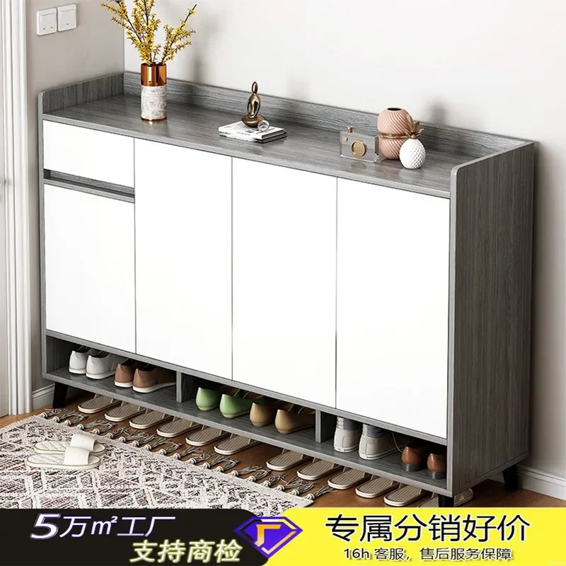 for Shoe Cabinet Household Door Integrated Modern Simple Living Room Porch Against Wall Small Apartment Large Capacity