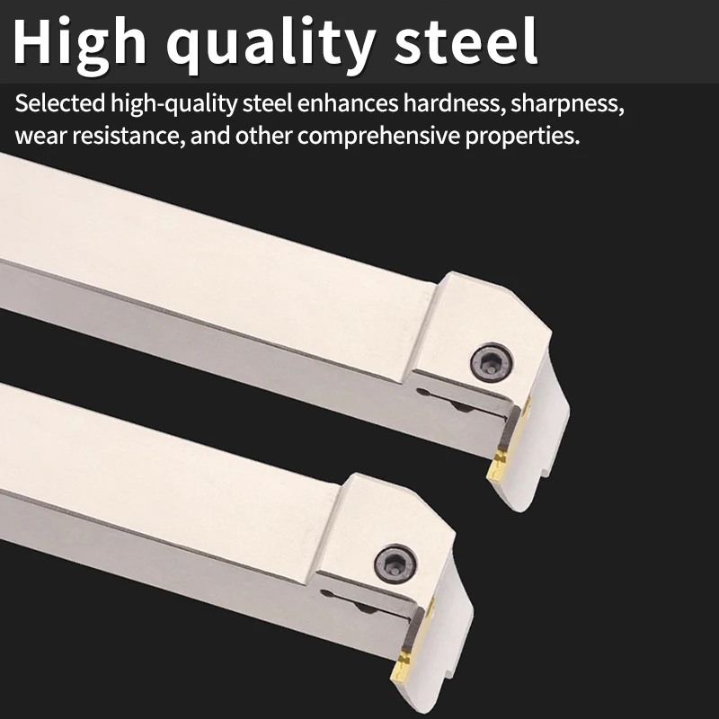 

Duo Martap CNC inverted 7-shaped end face grooving tool holder MGFV320/420/325/425 flat arc cutting turning tool holder