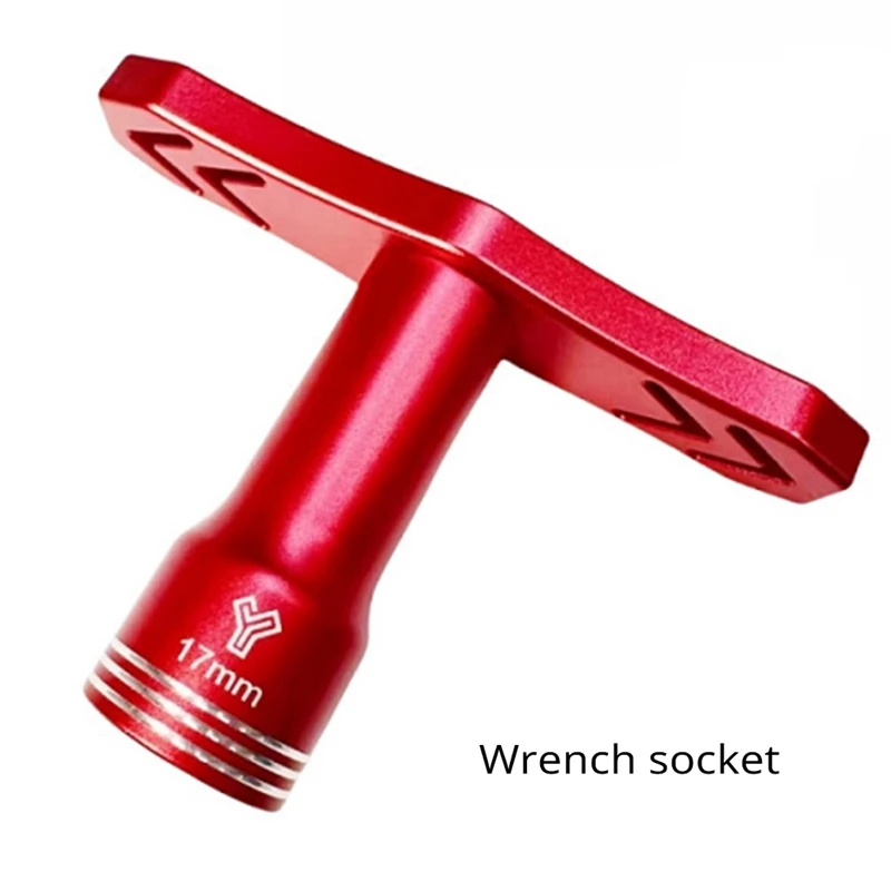 Combinazione di ruote esagonali in metallo per rimozione dadi a bussola chiave per strumento di riparazione speciale modello BNVN-RC