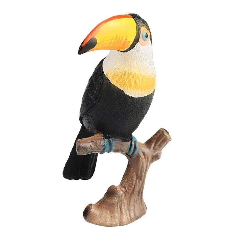

JU64 Realistic Toucan Model Figure Toy Animal Statue Bird Figurine SafariZoo Boutiques Store Science Classroom Award