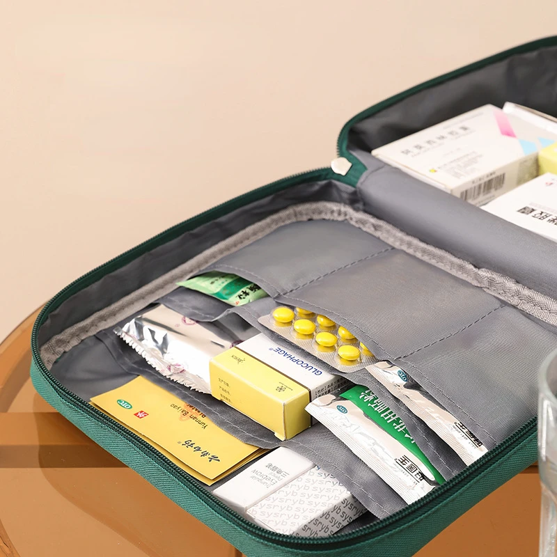 Household Medical Emergency Kit  Home Storage Box Medical Medicine Kit Multifunctional Layered  Health Storage Bag Organizer