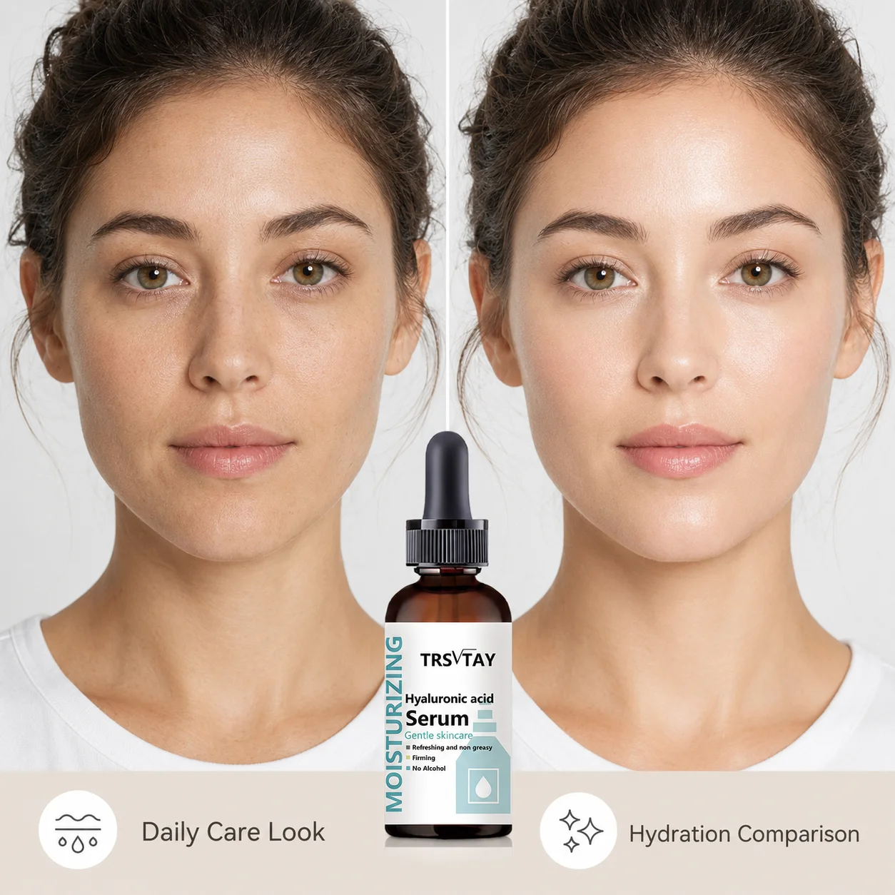 TRSVTAY Facial Moisturizing Essence: Gentle moisturizing and hydrating, refreshing, easily absorbed, and non-sticky