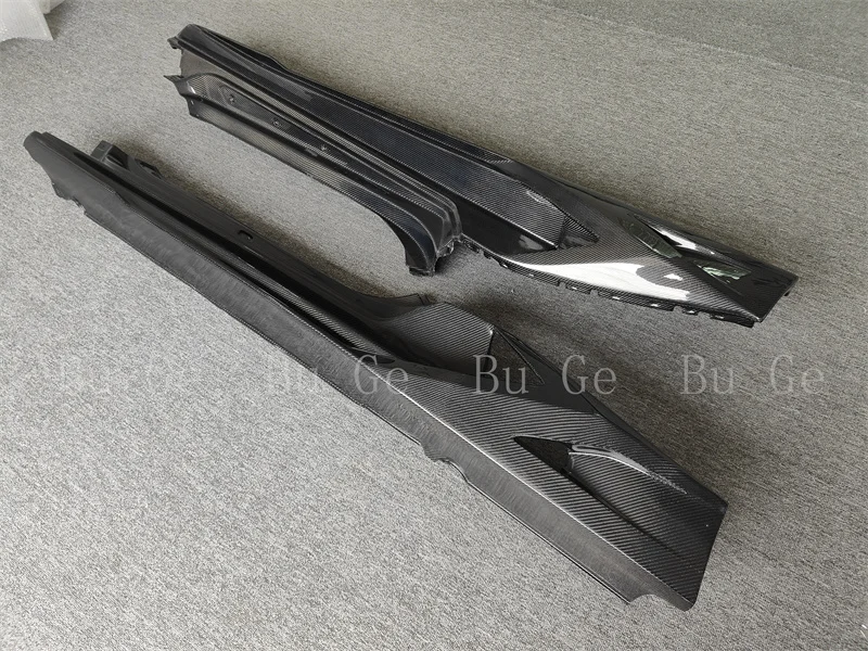 P-style True Carbon Fiber Side Skirt Body Kit for 2014-2020 Lambo HURACAN LP610-4 LP640