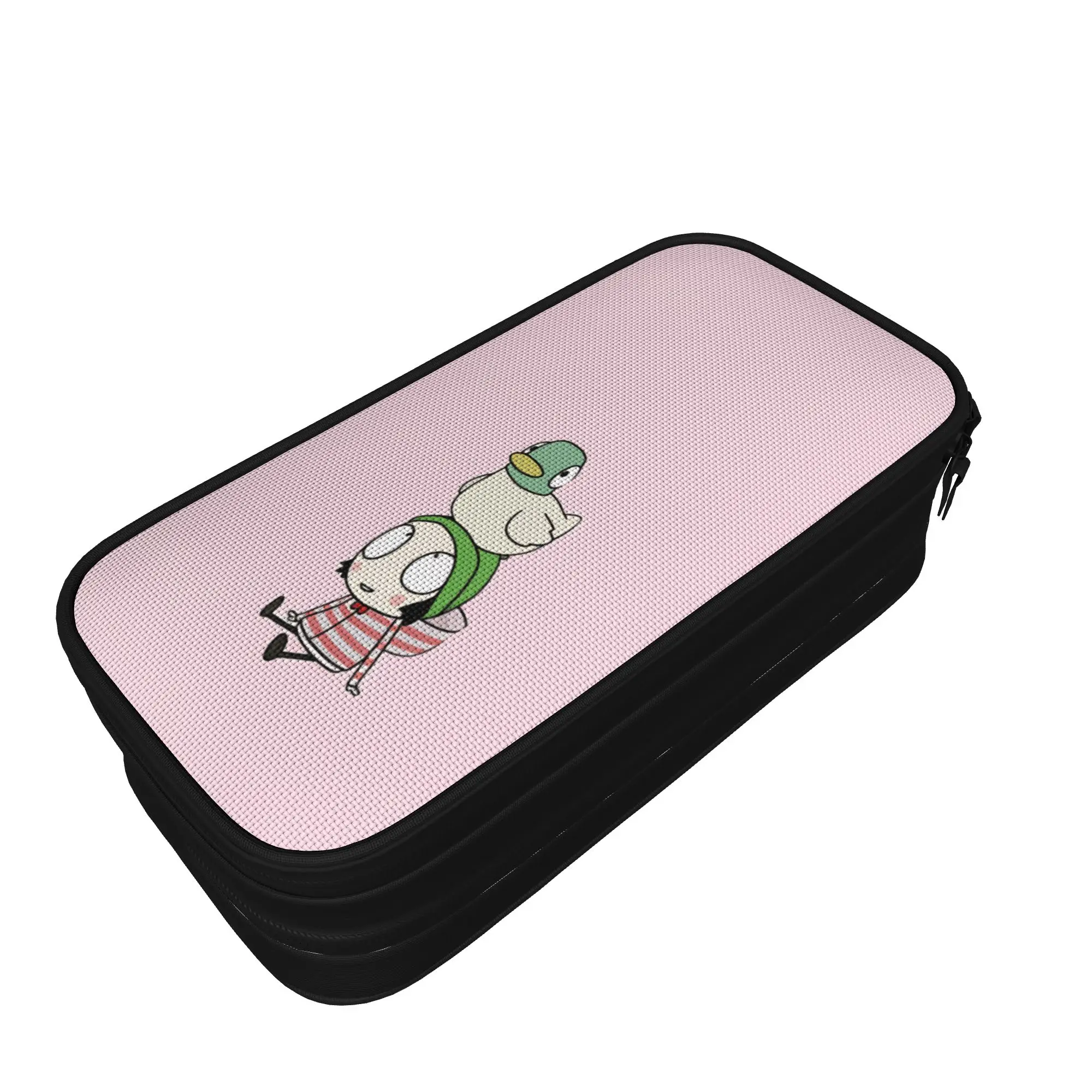 Sarahs And Duck Pencil Case  Kids Retro Pencil Box Graphic School Pencil Cases Supplies Birthday Present