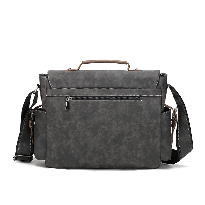 Borse da uomo in pelle PU di alta qualità Borsa a tracolla da uomo con valigetta di grande capacità Casual Nuove borse a tracolla per laptop grandi per uomo