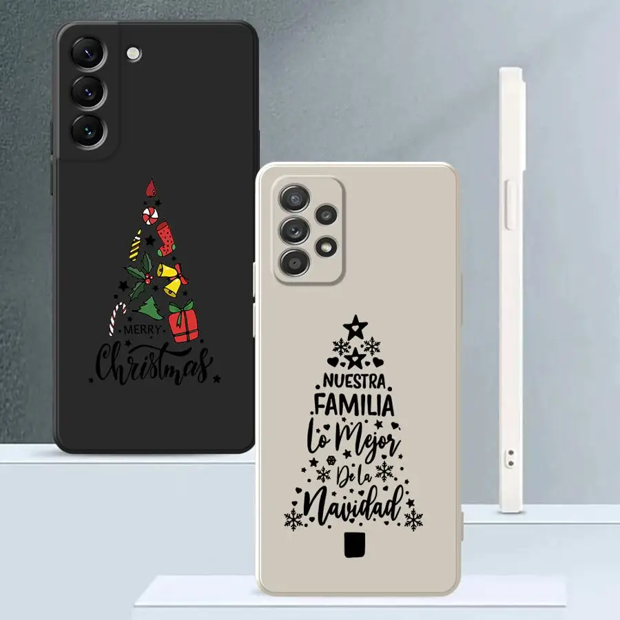 Christmas Trees Fashion Phone Case for Samsung Galaxy A11 A12 A36 A26 A24 A15 A22 A52 A16 A13 A14 A51 A35 A34 Soft Cover 