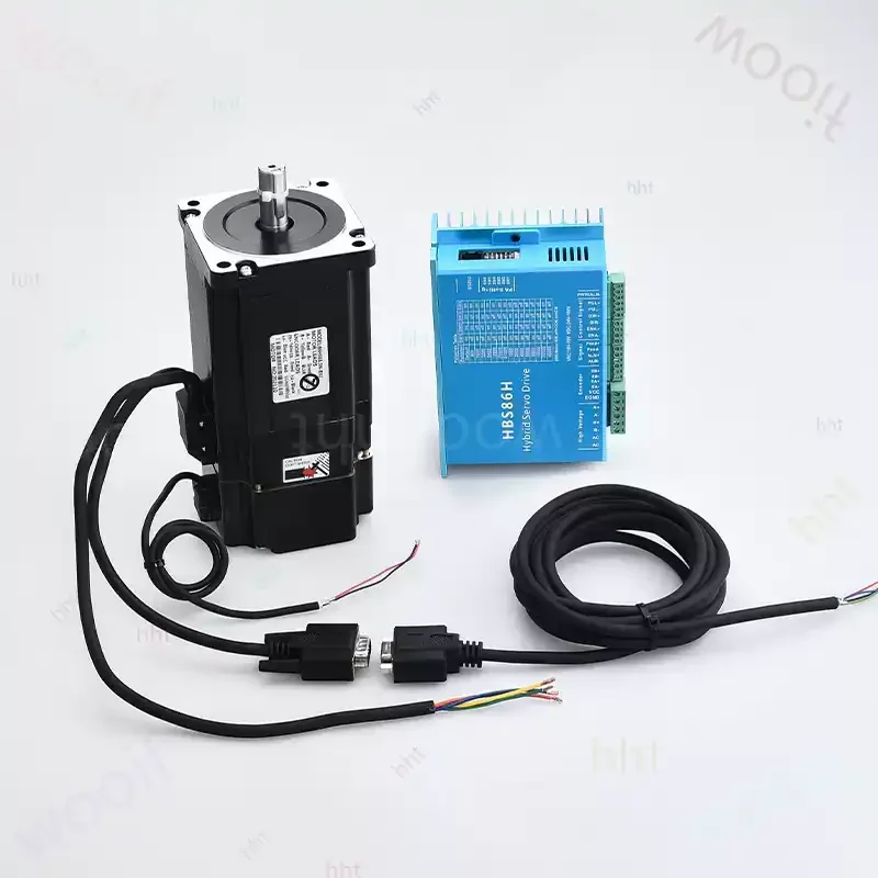 

Hybrid Servo Driver & DC 36V Power Closed Loop Stepper Motor Kit ES-D508+ES-M32320 57 3Phase Step Servo