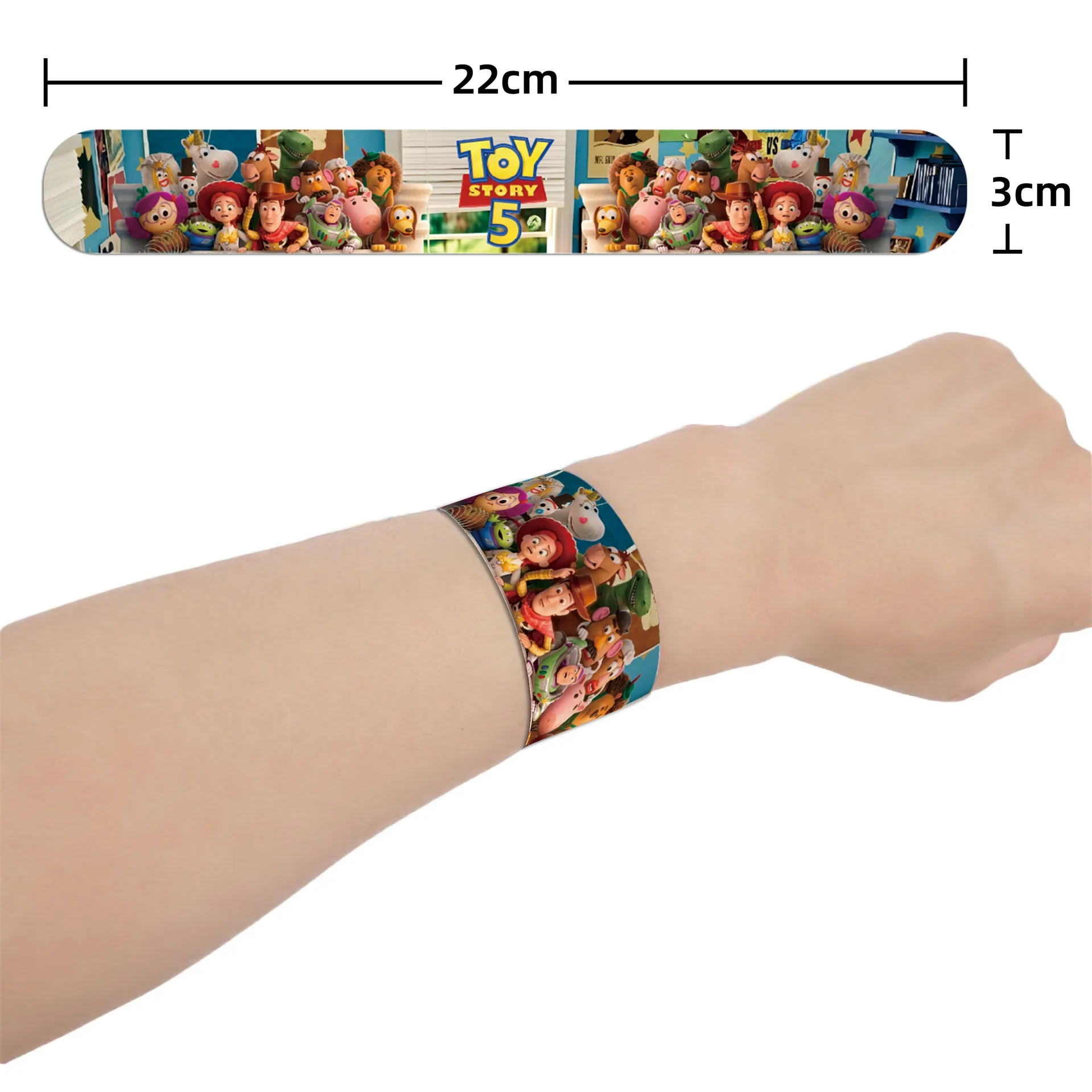 Neu eingetroffen!!! Toy Story 5 Schnapparmbänder, 6/24 Stück, Schnappband, für Kindergeburtstage, Weihnachtsstrumpffüller, Souvenirs – Detail 6